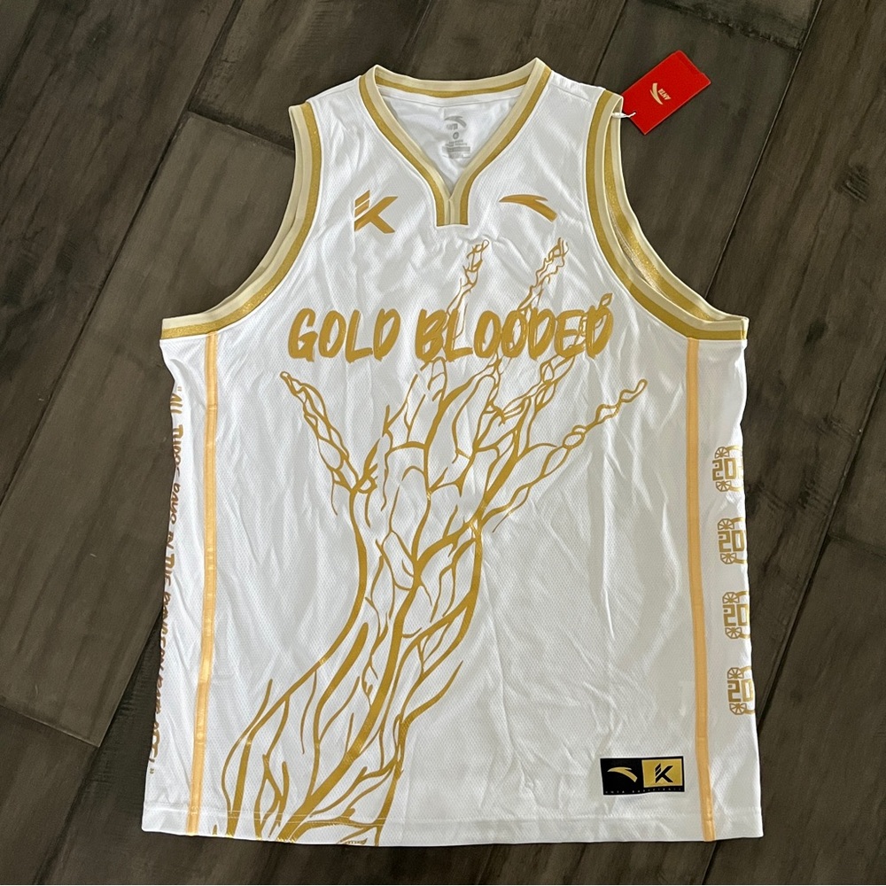 Klay Thompson Gold Blooded Anta Jersey - Size XL
